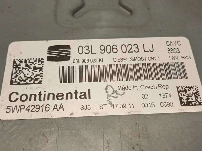 Recambio de centralita motor uce para seat altea xl (5p5) stylance / style referencia OEM IAM 03L906023LJ  5WP42916AA - Blanco 5