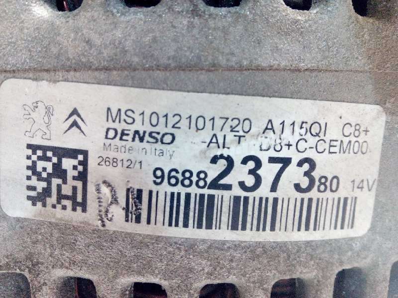 Recambio de alternador para peugeot 208 active referencia OEM IAM 9688237380  1012101720 - Blanco 3
