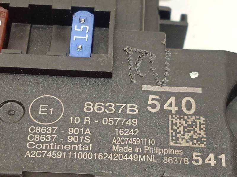Recambio de caja reles / fusibles para citroën c4 aircross 1.6 hdi fap referencia OEM IAM 8637B540  A2C74591110 - Negro 4