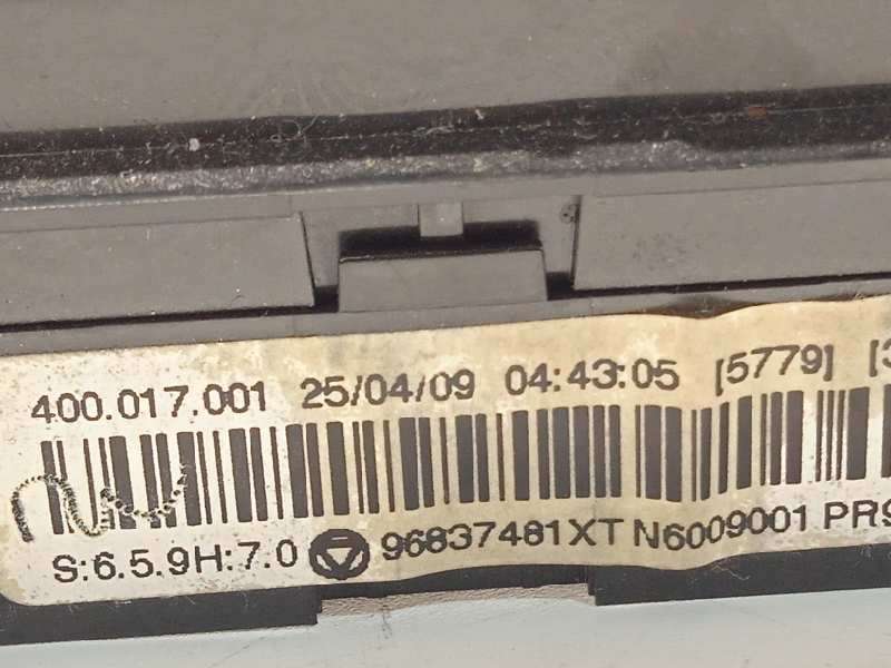Recambio de mando climatizador para peugeot 3008 premium referencia OEM IAM 96837481XT 5