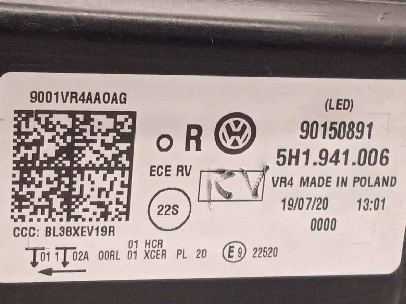 Recambio de faro derecho para volkswagen golf viii lim. (cd1) style referencia OEM IAM 5H1941006 5