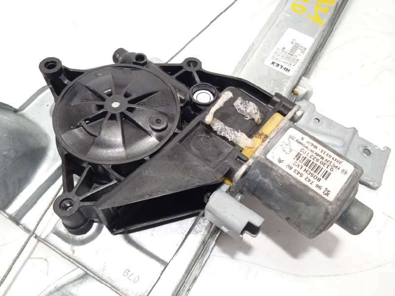 Recambio de elevalunas delantero derecho para peugeot 208 business line referencia OEM IAM 9673154380 0130822702 9674254380 - Blanco 2