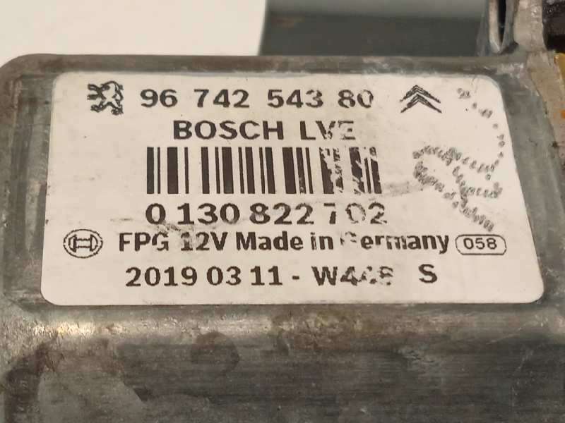 Recambio de elevalunas delantero derecho para peugeot 208 business line referencia OEM IAM 9673154380 0130822702 9674254380 - Blanco 5