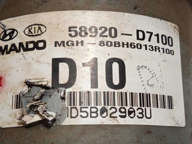 Recambio de abs para hyundai tucson tecno 2wd referencia OEM IAM 58920D7100 BE6003R100 MGH80BH6013R100 6