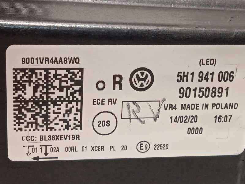 Recambio de faro derecho para volkswagen golf viii lim. (cd1) style referencia OEM IAM 5H1941006 5