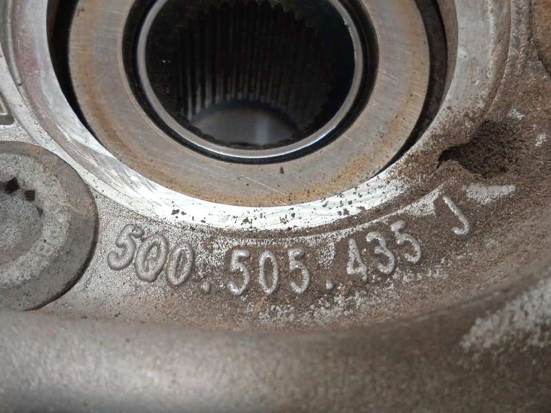 Recambio de mangueta trasera izquierda para seat leon st (5f8) cupra 300 4drive referencia OEM IAM 5Q0505435J - Rojo 4