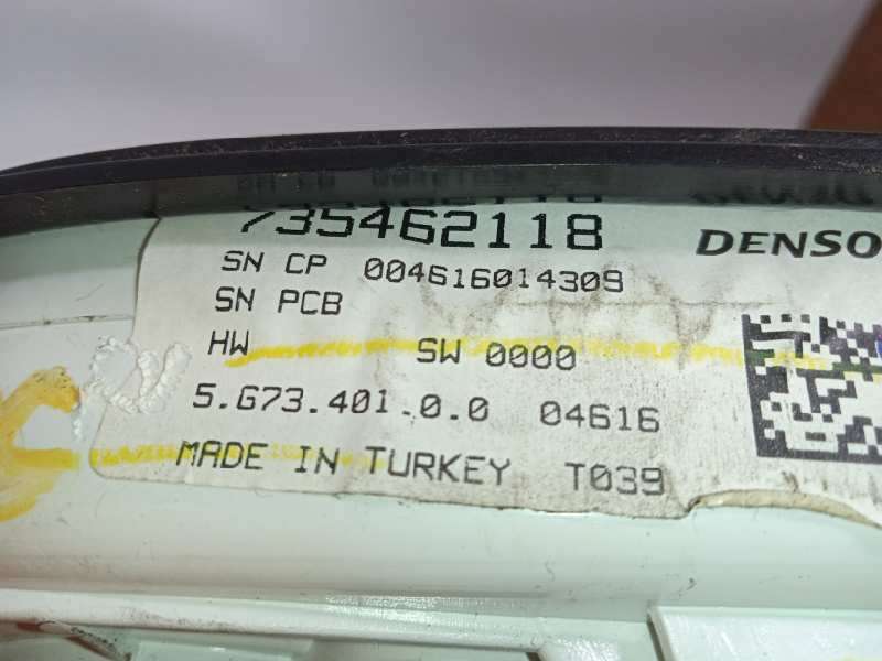 Recambio de mando calefaccion / aire acondicionado para fiat fiorino básico referencia OEM IAM 735462118 - Blanco 5