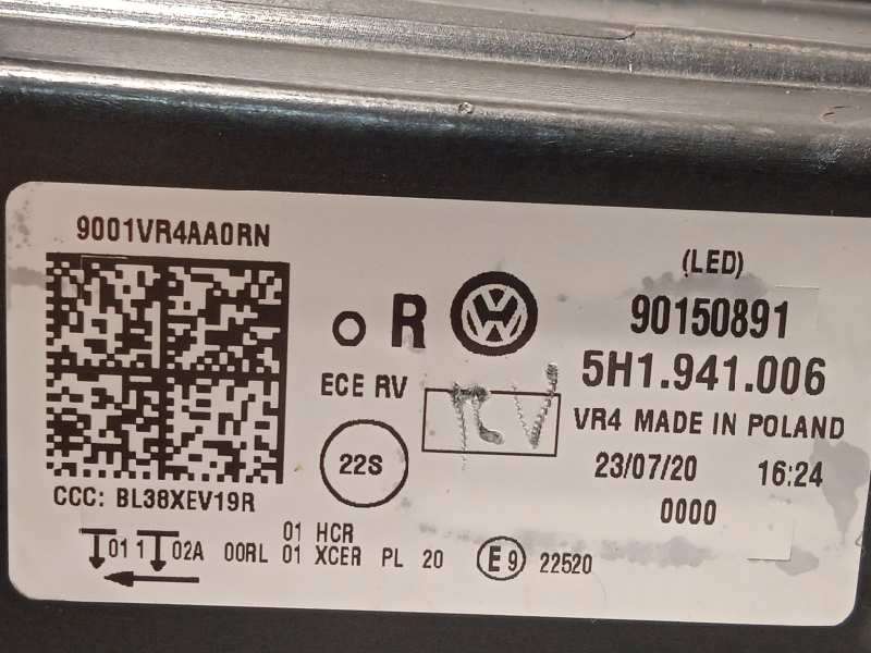 Recambio de faro derecho para volkswagen golf viii lim. (cd1) style referencia OEM IAM 5H1941006 5