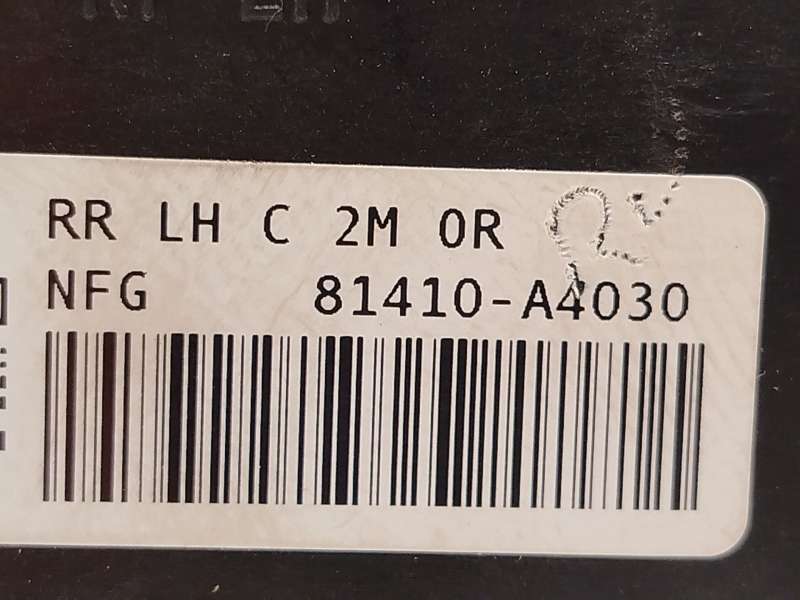 Recambio de cerradura puerta trasera izquierda para kia carens iv 1.6 gdi referencia OEM IAM 81410A4030 - Verde 4