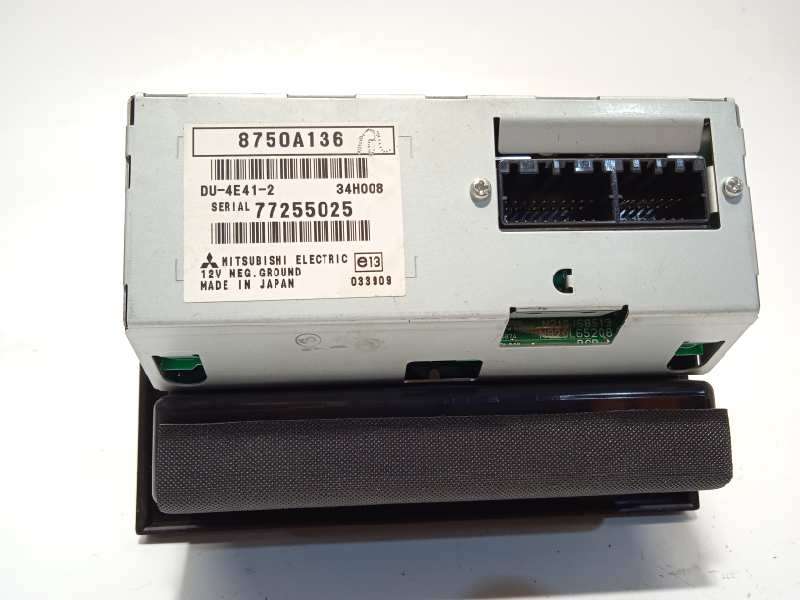 Recambio de pantalla multifuncion para mitsubishi grandis (na0w) 2.0 di-d cat referencia OEM IAM 8750A136 77255025 - Negro 3