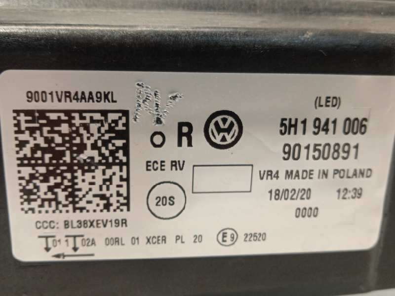 Recambio de faro derecho para volkswagen golf viii lim. (cd1) style referencia OEM IAM 5H1941006 5