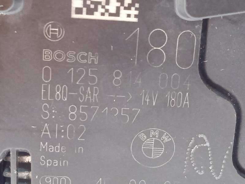 Recambio de alternador para bmw serie 3 berlina (g20) 330d referencia OEM IAM 8571357 12318571357 0125814004 4