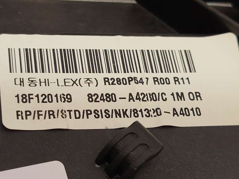 Recambio de elevalunas delantero derecho para kia carens iv 1.6 gdi referencia OEM IAM 82480A4280 82460A4000 - Verde 3