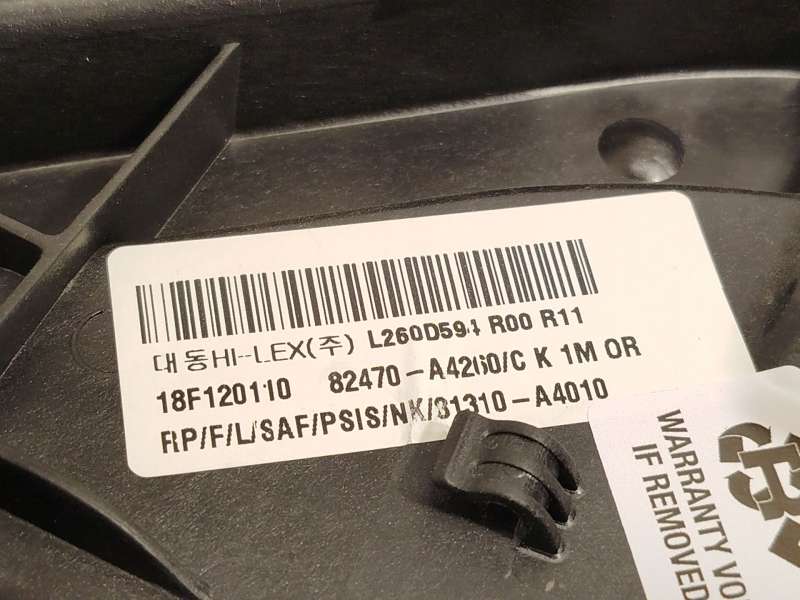 Recambio de elevalunas delantero izquierdo para kia carens iv 1.6 gdi referencia OEM IAM 82470A4260 82450A4010 - Verde 4