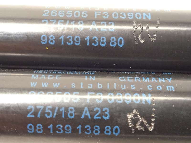 Recambio de amortiguadores maletero / porton para citroën c4 cactus 1.2 thp 110 referencia OEM IAM 9813913880 - Gris 3