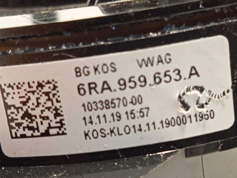 Recambio de anillo airbag para volkswagen t-cross 1.0 tsi referencia OEM IAM 6RA959653A - Blanco 4