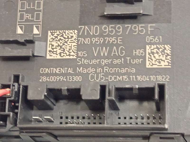 Recambio de elevalunas trasero derecho para skoda yeti 1.2 tsi referencia OEM IAM 5L0839402B 7N0959795F 5L0959812A - Blanco 3