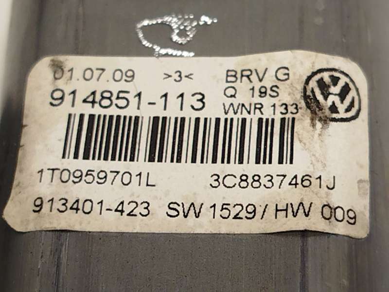 Recambio de elevalunas delantero izquierdo para volkswagen passat cc b6 (357) 2.0 tdi referencia OEM IAM 3C8837461J - Negro 4