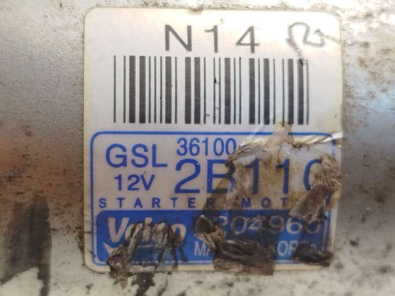 Recambio de motor arranque para kia carens iv 1.6 gdi referencia OEM IAM 361002B110 - Verde 5