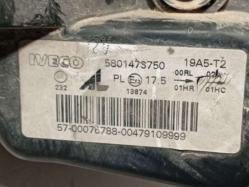 Recambio de faro izquierdo para iveco daily vi furgoneta 33s13, 35s13, 35c13 referencia OEM IAM 5801473750 - Blanco 6