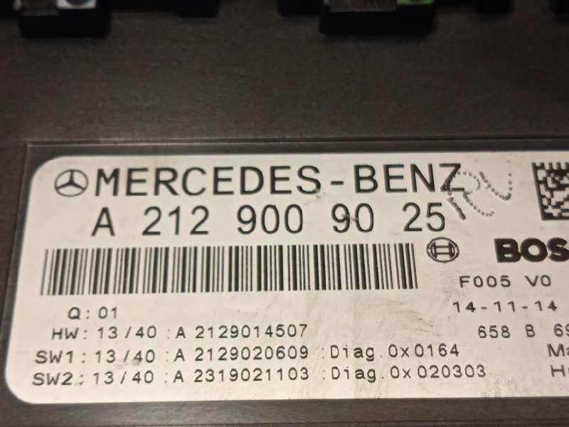 Recambio de caja reles / fusibles para mercedes-benz clase clk (w207) cabrio e 220 bluetec (207.401) referencia OEM IAM A2129009 - Negro 4