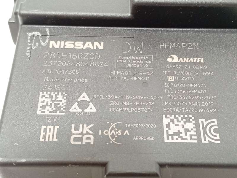 Recambio de modulo electronico para nissan qashqai iii (j12) 1.3 dig-t referencia OEM IAM 285E16RZ0D  A3C11517305 4