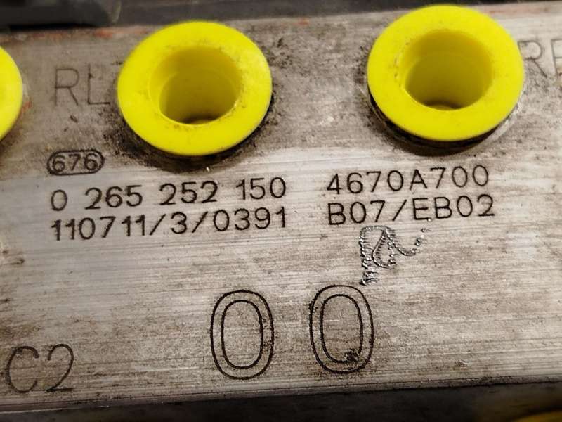 Recambio de abs para peugeot ion electric referencia OEM IAM 4670A700 0265951920 0265252150 - Blanco 5