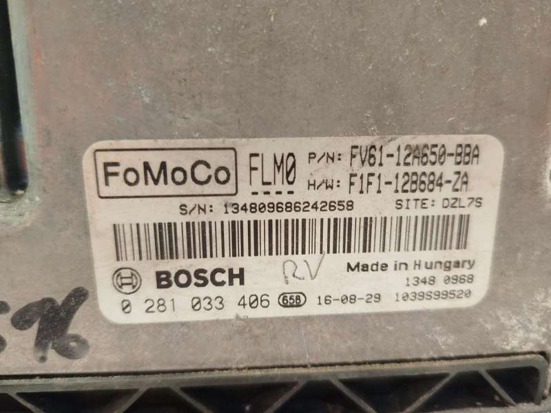 Recambio de centralita motor uce para ford transit connect monospace 1.5 tdci referencia OEM IAM FV6112A650BBA  0281033406 - Gris 4