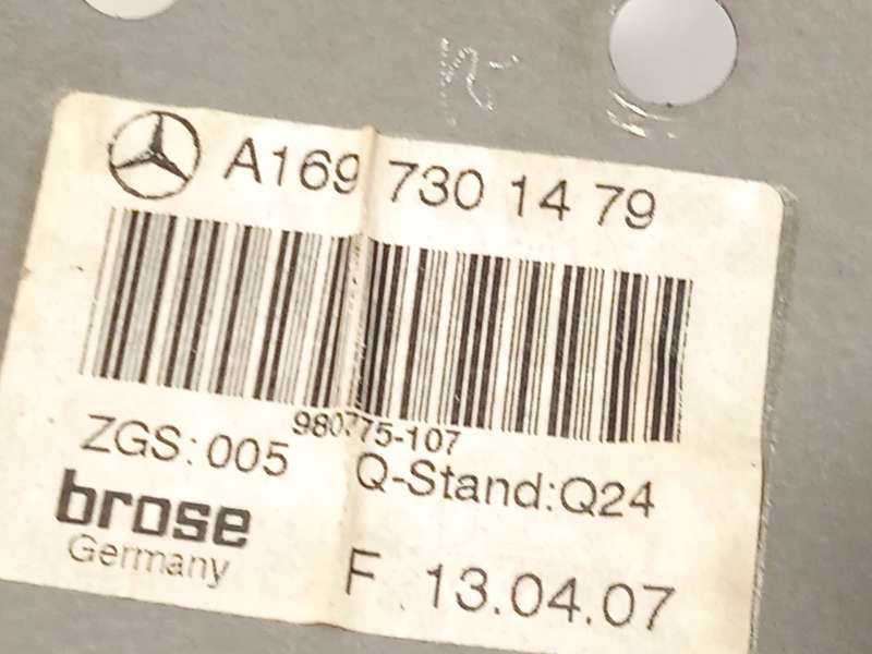 Recambio de elevalunas trasero derecho para mercedes-benz clase a (w169) a 150 (169.031, 169.331) referencia OEM IAM A1697301479 4