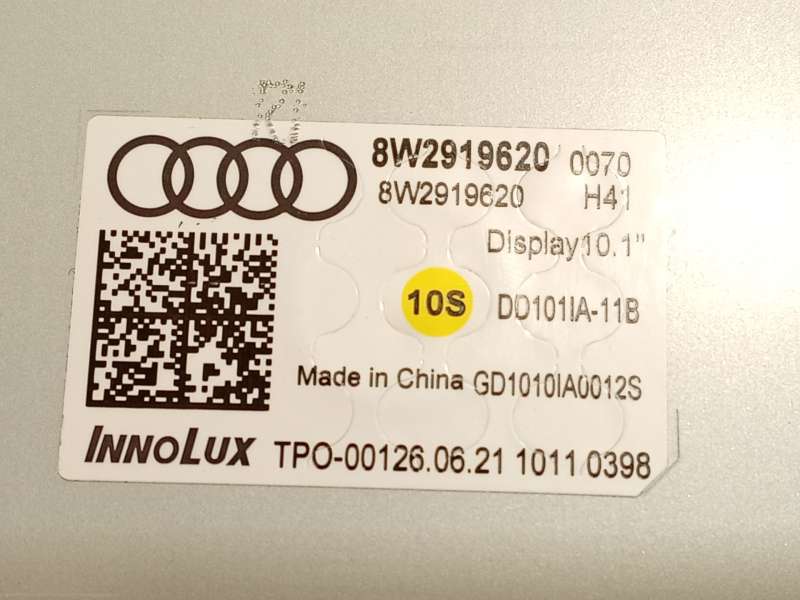 Recambio de pantalla multifuncion para audi a5 sportback (f5a, f5f) 40 tfsi mild hybrid referencia OEM IAM 8W2919620 - Gris 5