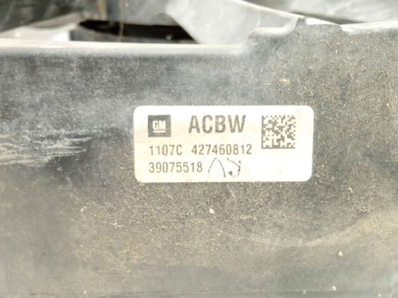 Recambio de electroventilador para opel astra k (b16) 1.6 cdti (68) referencia OEM IAM 39013322 39075518 0130708449 2