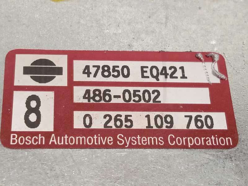 Recambio de modulo electronico para nissan x-trail (t30) 2.2 dci diesel cat referencia OEM IAM 47850EQ421  0265109760 4