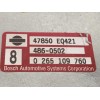 Recambio de modulo electronico para nissan x-trail (t30) 2.2 dci diesel cat referencia OEM IAM 47850EQ421  0265109760