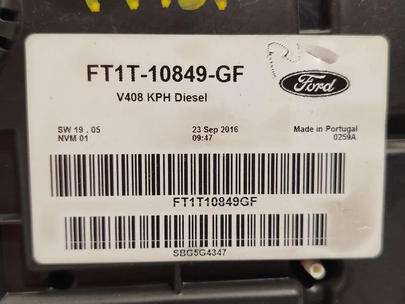 Recambio de cuadro instrumentos para ford transit connect monospace 1.5 tdci referencia OEM IAM FT1T10849GF 2005173 - Gris 6