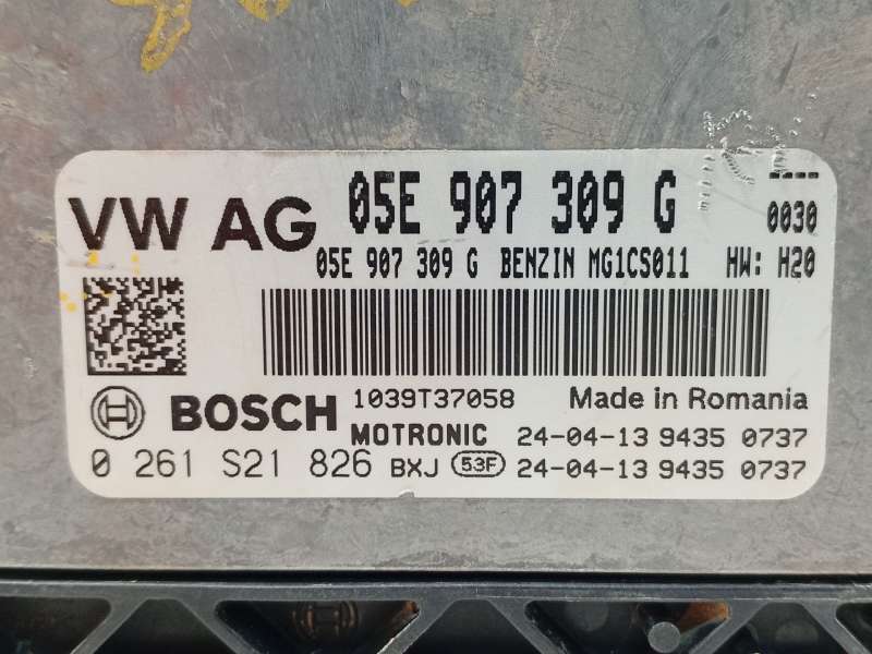 Recambio de centralita motor uce para seat leon (kl1, klg) 1.5 etsi referencia OEM IAM 05E907309G  0261S21826 - Rojo 4