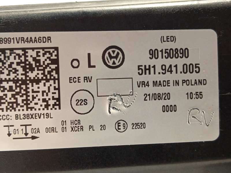 Recambio de faro izquierdo para volkswagen golf viii lim. (cd1) style referencia OEM IAM 5H1941005  90150890 5