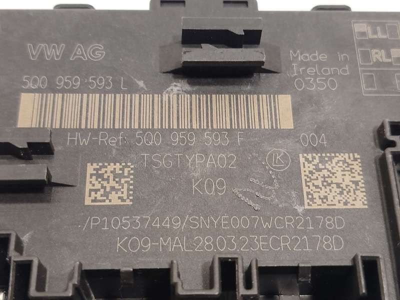 Recambio de centralita confort para volkswagen tiguan (ad1, ax1) 2.0 tdi referencia OEM IAM 5Q0959593L 4