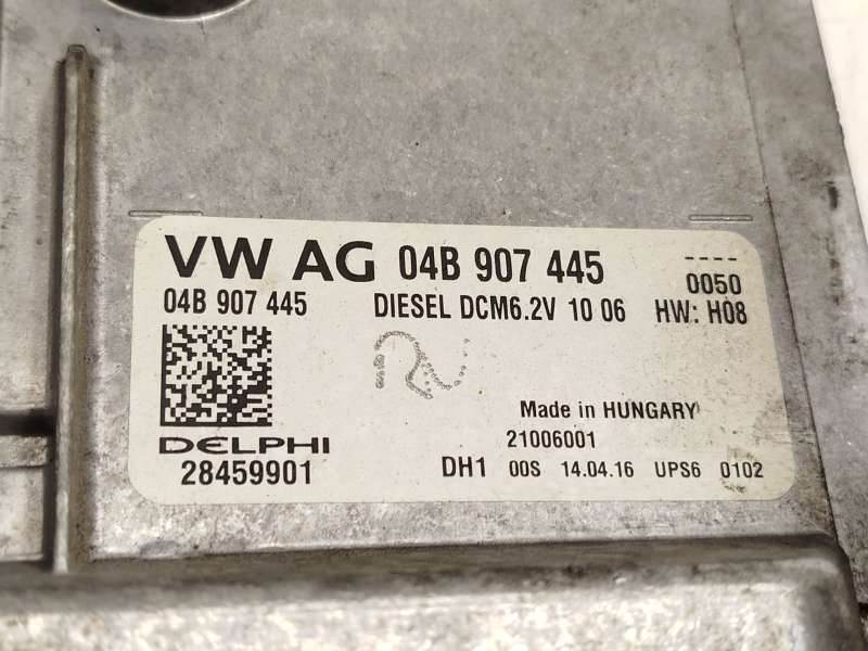 Recambio de centralita motor uce para skoda rapid (nh3, nk3, nk6) 1.4 tdi referencia OEM IAM 04B907445  28459901 4
