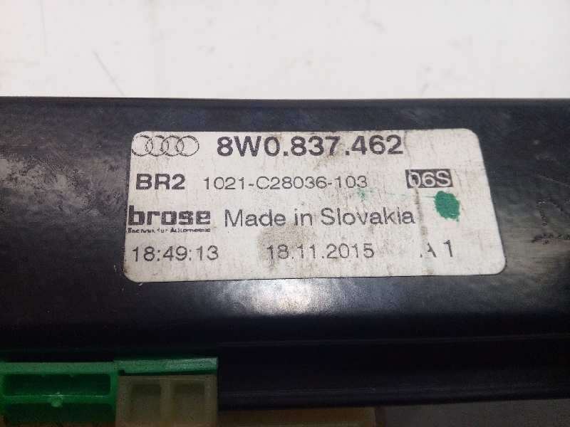 Recambio de elevalunas delantero derecho para audi a4 berlina (8w2) 2.0 16v tdi referencia OEM IAM 8W0837462  8W0959802 4
