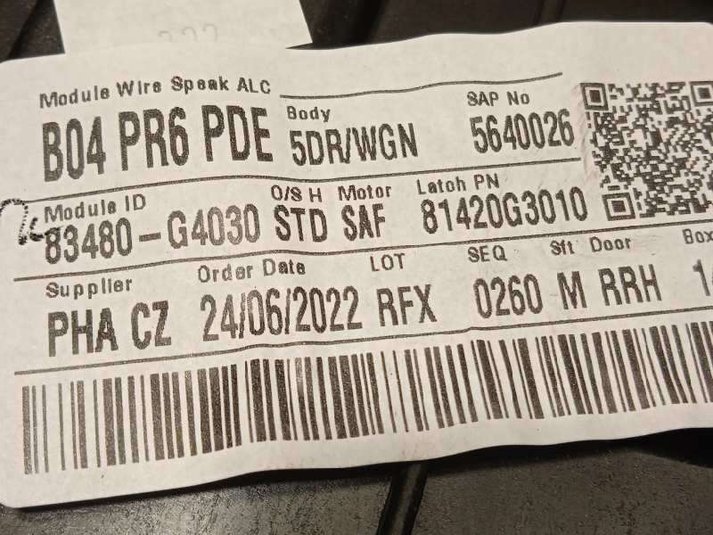 Recambio de elevalunas trasero derecho para hyundai i30 (pd) 1.0 tgdi cat referencia OEM IAM 83480G4030  83460G4010 - Blanco 2