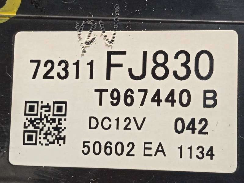 Recambio de mando climatizador para subaru xv 2.0 diesel cat referencia OEM IAM 72311FJ830 - Negro 6