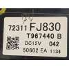 Recambio de mando climatizador para subaru xv 2.0 diesel cat referencia OEM IAM 72311FJ830  