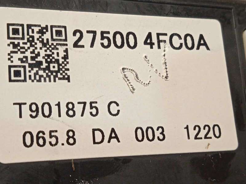 Recambio de mando climatizador para nissan nv 200 (m20) e-nv200 furgón basic referencia OEM IAM 275004FC0A 5