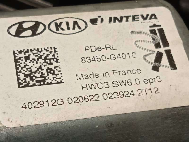 Recambio de elevalunas trasero izquierdo para hyundai i30 (pd) 1.0 tgdi cat referencia OEM IAM 83470G4030  83450G4010 - Blanco 4