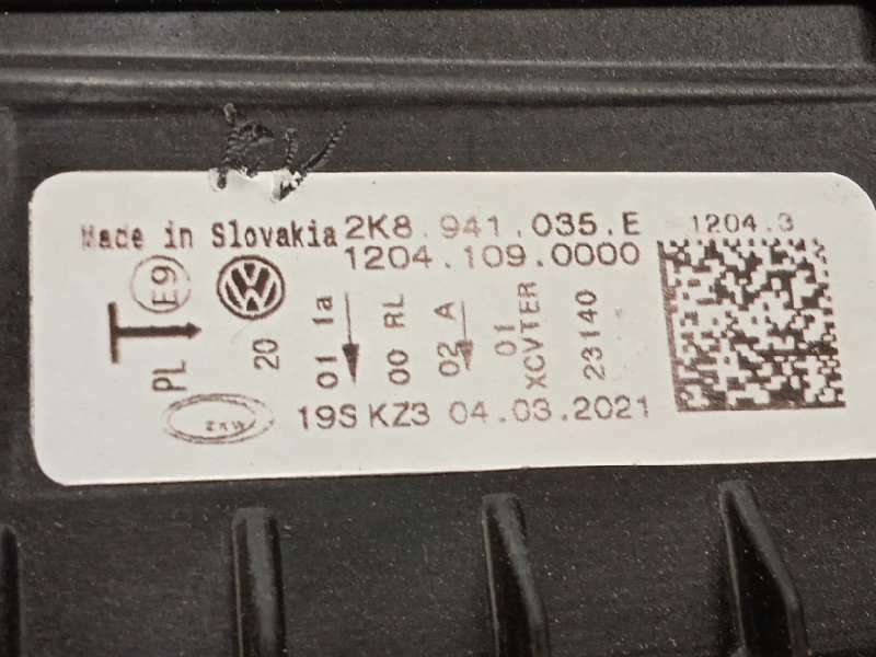 Recambio de faro izquierdo para volkswagen caddy life referencia OEM IAM 2K8941035E 6
