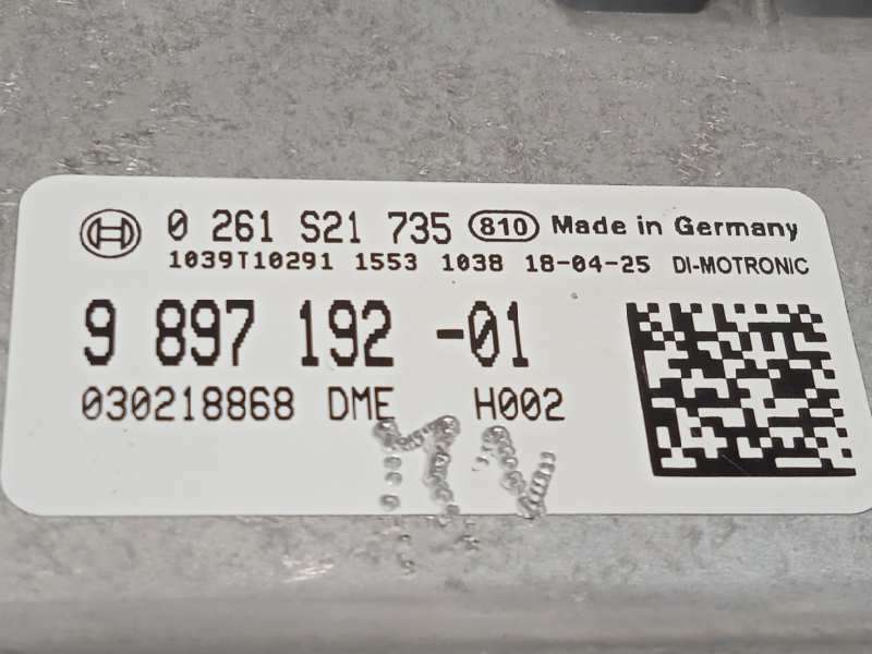 Recambio de centralita motor uce para mini mini (f56) one referencia OEM IAM 9897192 12149897879 0261S21735 - Negro 4