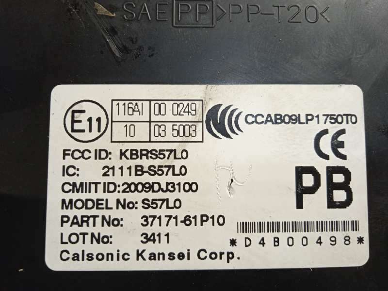 Recambio de centralita cierre para suzuki swift azg (nz) glx referencia OEM IAM 3717161P10 - Blanco 4