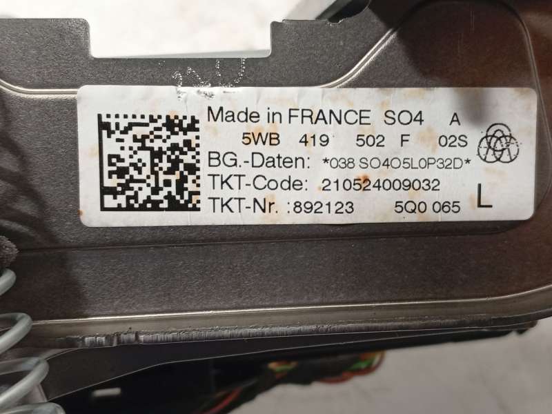 Recambio de columna direccion para seat leon (kl1, klg) 1.5 etsi referencia OEM IAM 5WB419502F - Rojo 5