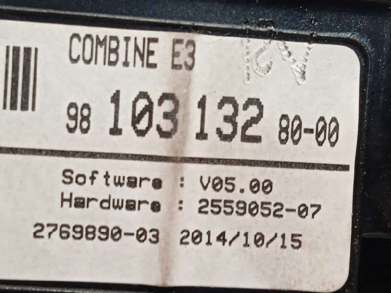 Recambio de cuadro instrumentos para citroën c4 cactus shine referencia OEM IAM 9810313280 - Rojo 6