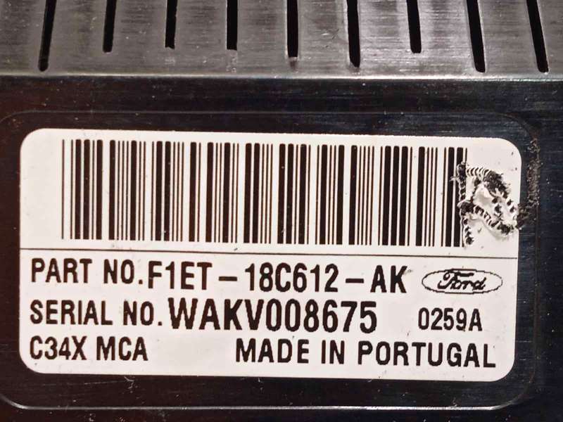 Recambio de mando climatizador para ford focus 1.0 ecoboost cat referencia OEM IAM F1ET18C612AK 2373035 - Rojo 6